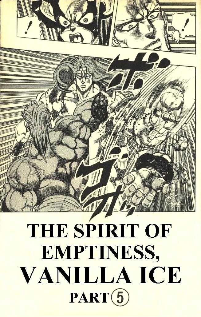 Jojo's Bizarre Adventure Vol.26 Chapter 242 : The Spirit Of Emptiness, Vanilla Ice Pt.5 page 2 - 