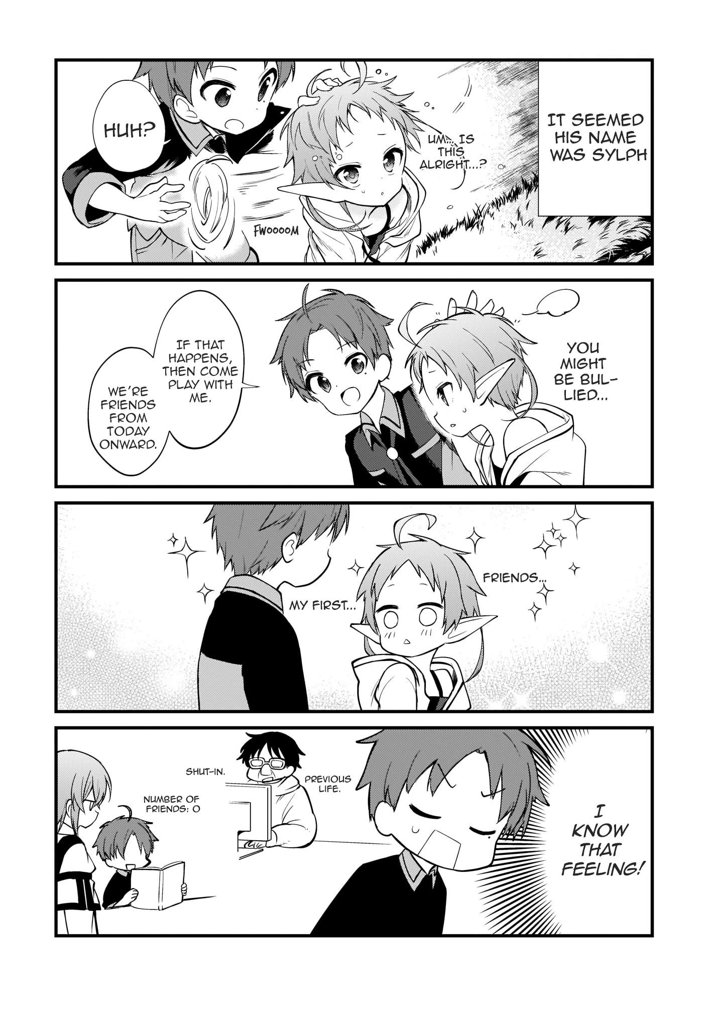 MUSHOKU TENSEI: EVEN IF IT'S A 4-KOMA, I'LL GET SERIOUS chapter-3 Page 6