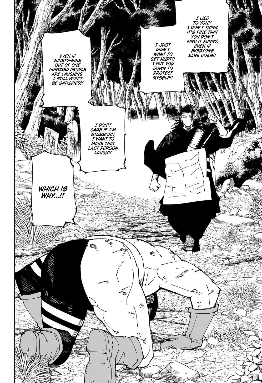 Jujutsu Kaisen Chapter 241: Idiot Survivor!! ~Move On Up~ page 19 - Mangakakalot