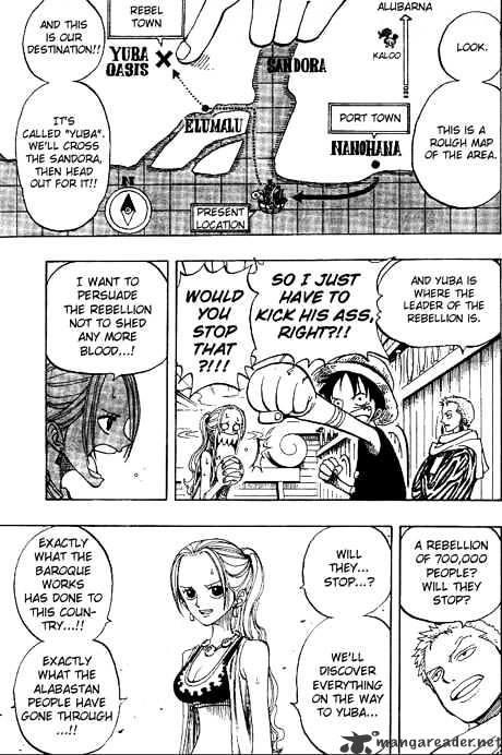 One Piece Chapter 160 : Spider Cafe, 8 O Clock page 4 - Mangakakalot