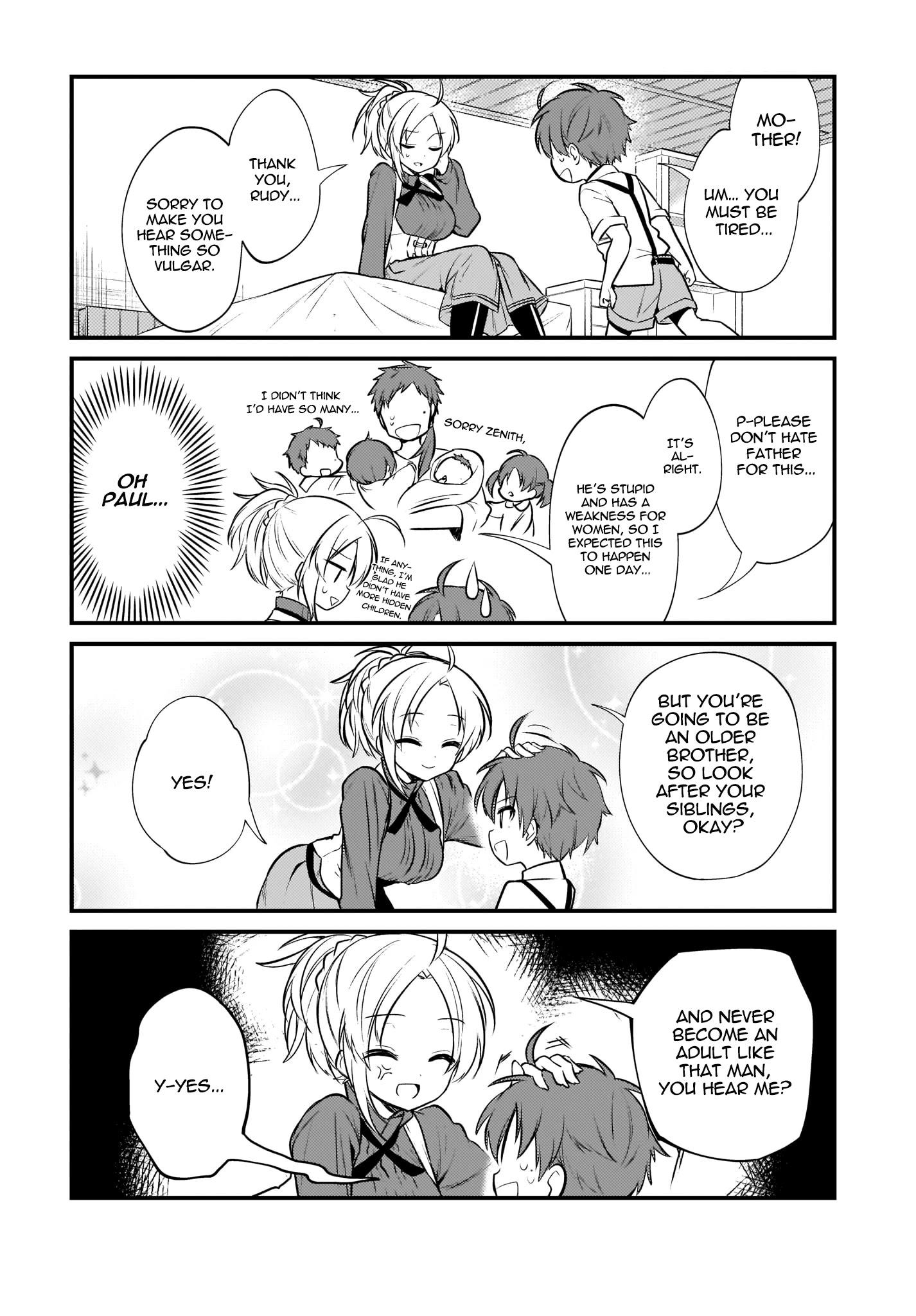 MUSHOKU TENSEI: EVEN IF IT'S A 4-KOMA, I'LL GET SERIOUS chapter-5 Page 9