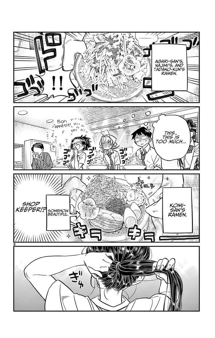 Komi-San Wa Komyushou Desu Vol.2 Chapter 28: Tough Noodles Full Of Oil Bit Spicy And Some Veggies page 8 - Mangakakalot