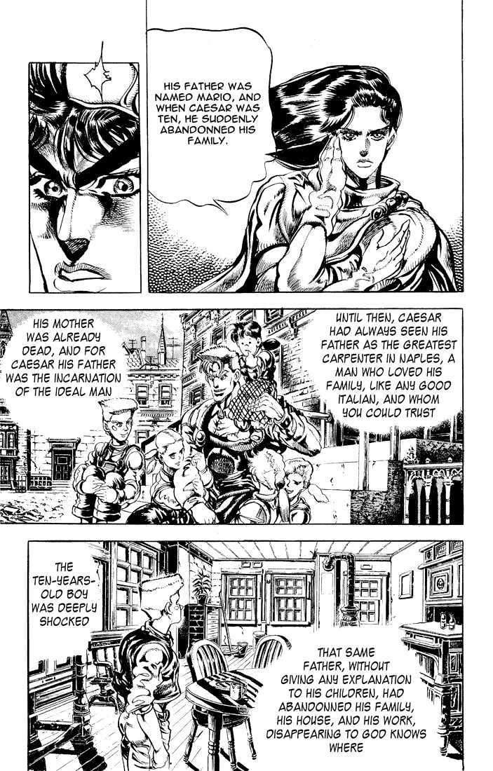 Jojo's Bizarre Adventure Vol.10 Chapter 89 : Caesar's Lonely Youth page 3 - 