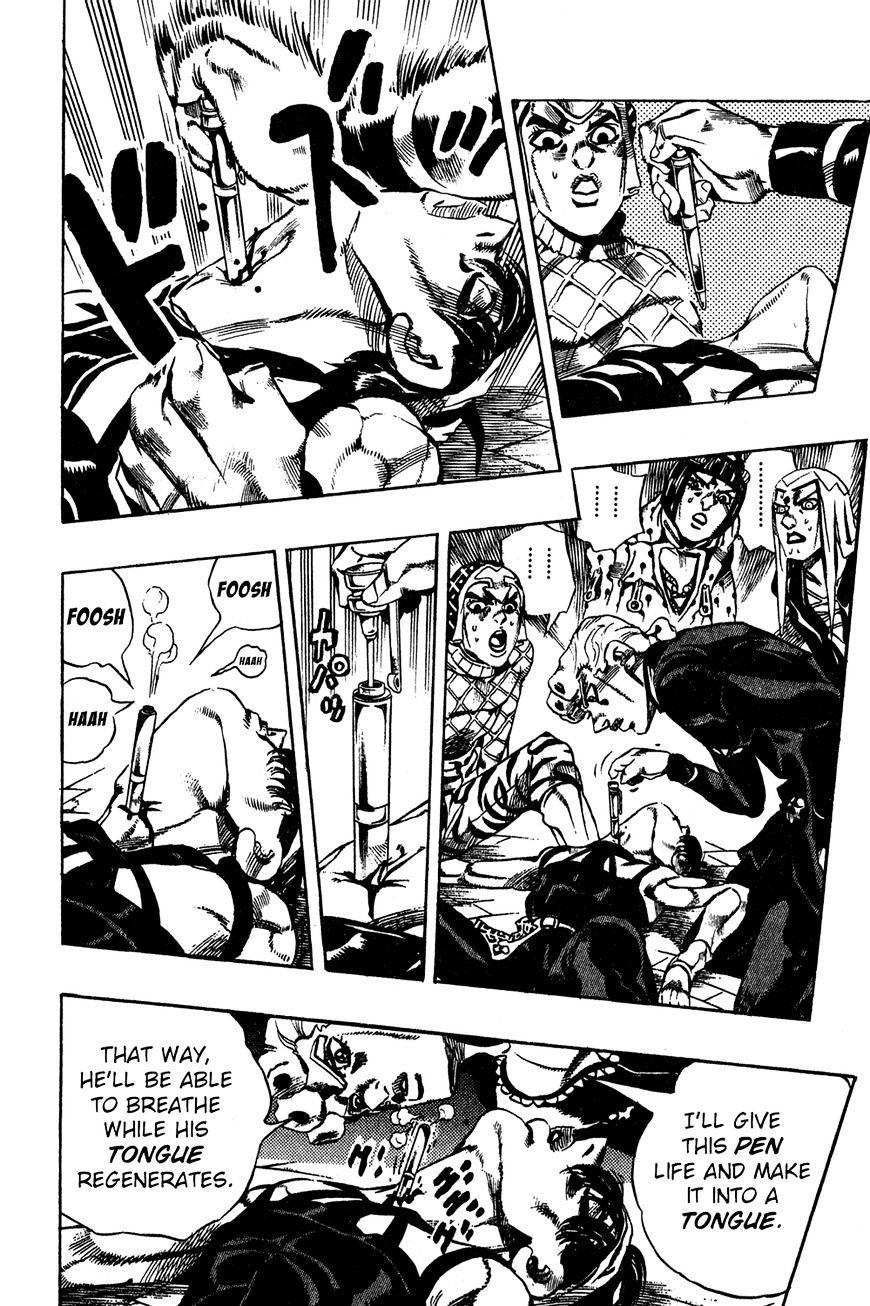 Jojo's Bizarre Adventure Vol.56 Chapter 525 : Clash And Taking Head - Part 1 page 13 - 