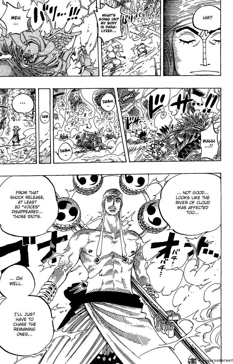 One Piece Chapter 264 : Warrior Kamakiri V.s. God Enerli page 17 - Mangakakalot