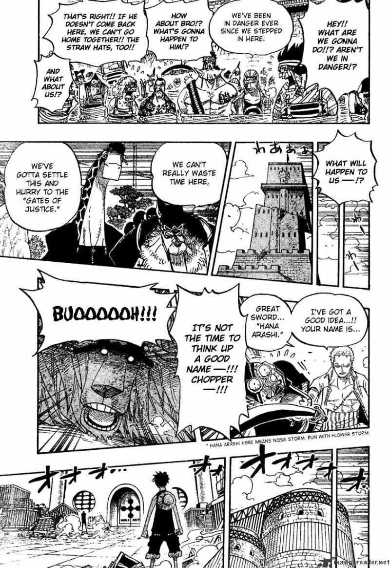 One Piece Chapter 410 : Nami, Biggiesized page 5 - Mangakakalot