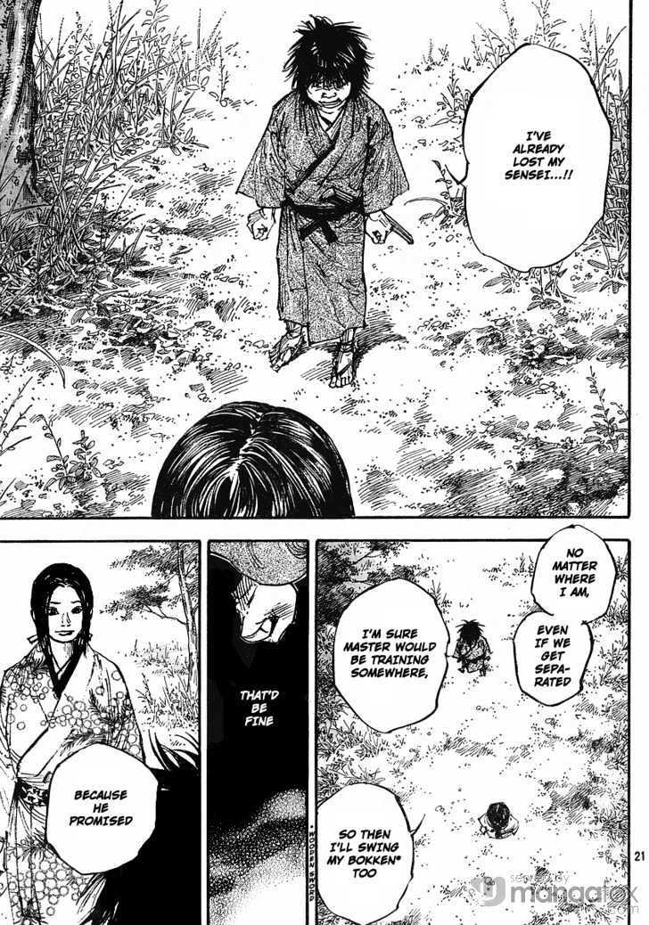 Vagabond Vol.29 Chapter 252 : An Inprisoned Musashi page 20 - Mangakakalot