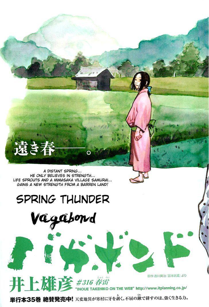 Vagabond Vol.37 Chapter 316 : Spring Thunder page 3 - Mangakakalot