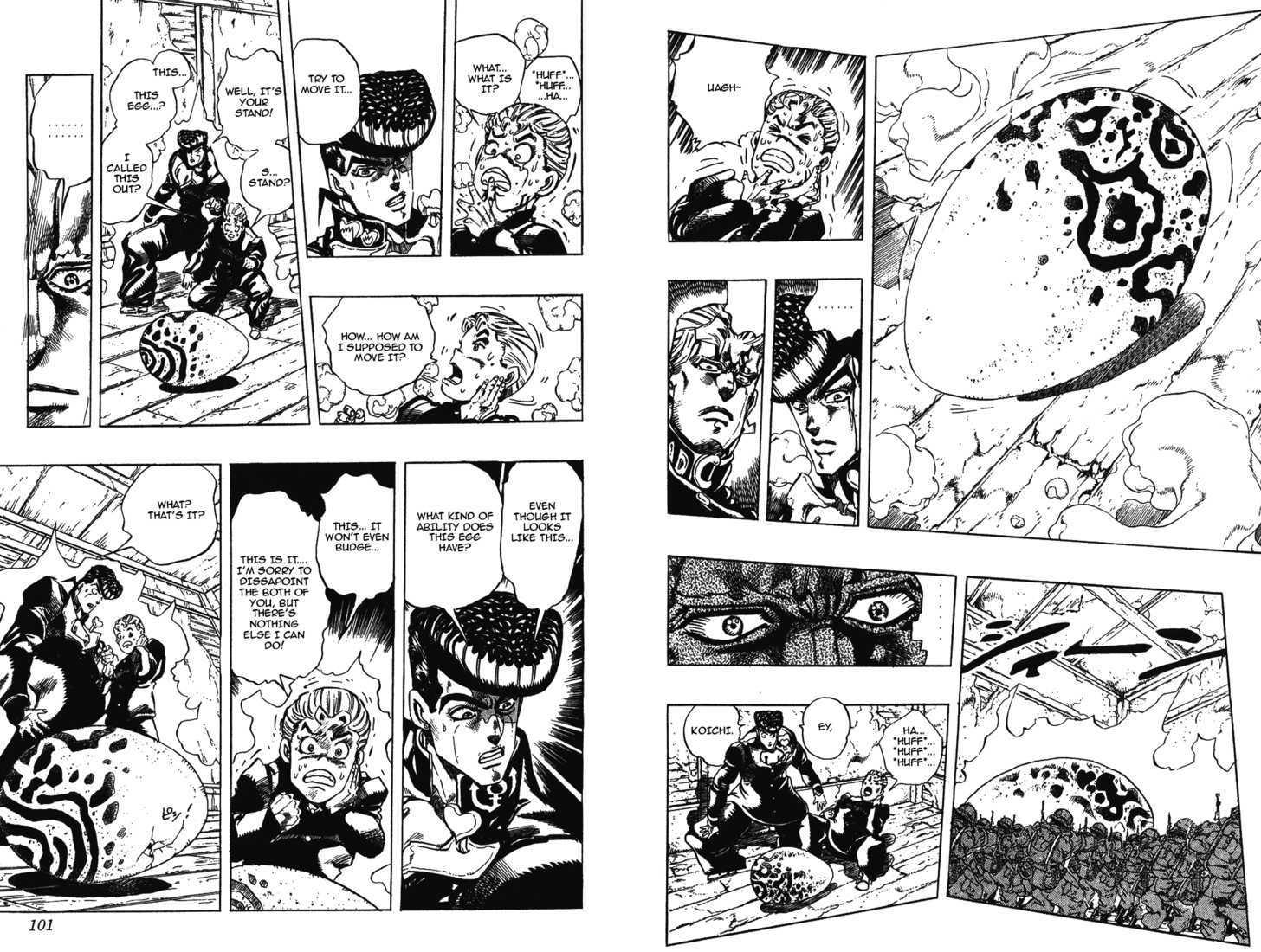 Jojo's Bizarre Adventure Vol.30 Chapter 279 : Nijimura Brothers Part 6 page 8 - 