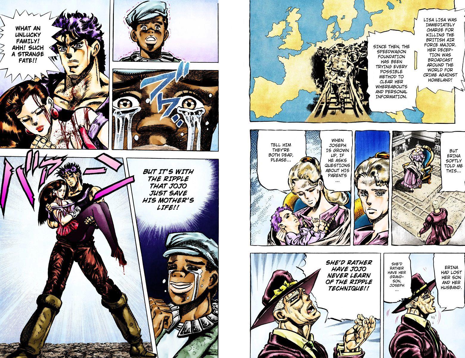 Jojo's Bizarre Adventure Vol.12 Chapter 108 : The Tragedy Of George Joestar (Official Color Scans) page 7 - 