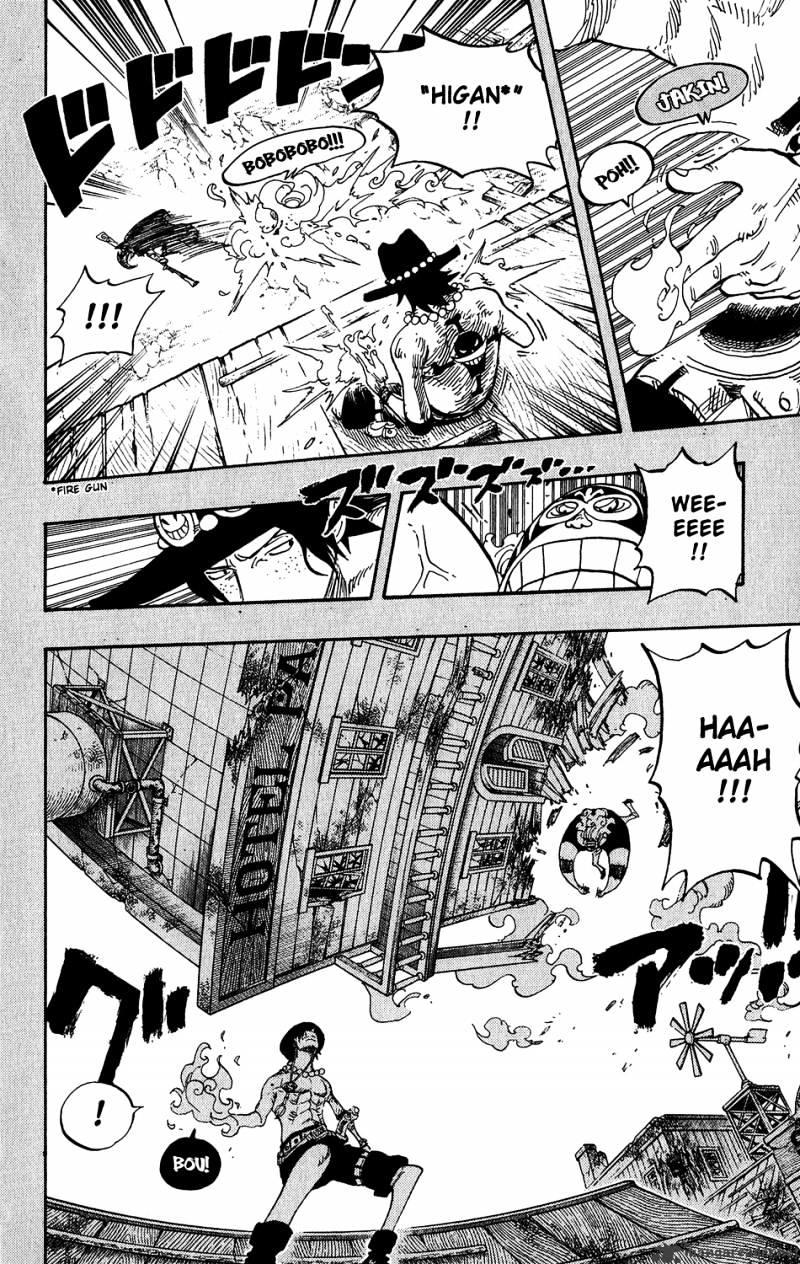 One Piece Chapter 440 : Firefist Vs Blackbeard page 14 - Mangakakalot