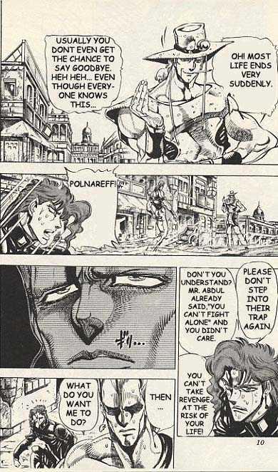Jojo's Bizarre Adventure Vol.16 Chapter 143 : The Emperor And The Hanged Man Pt.4 page 12 - 