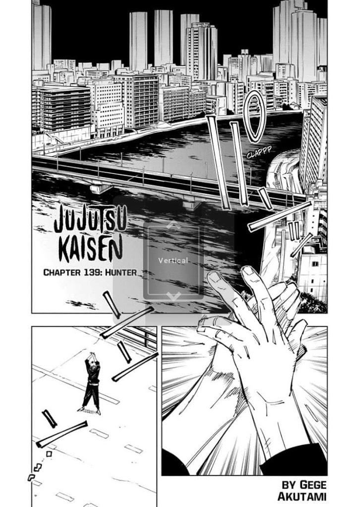 Jujutsu Kaisen Chapter 139: Hunter page 1 - Mangakakalot
