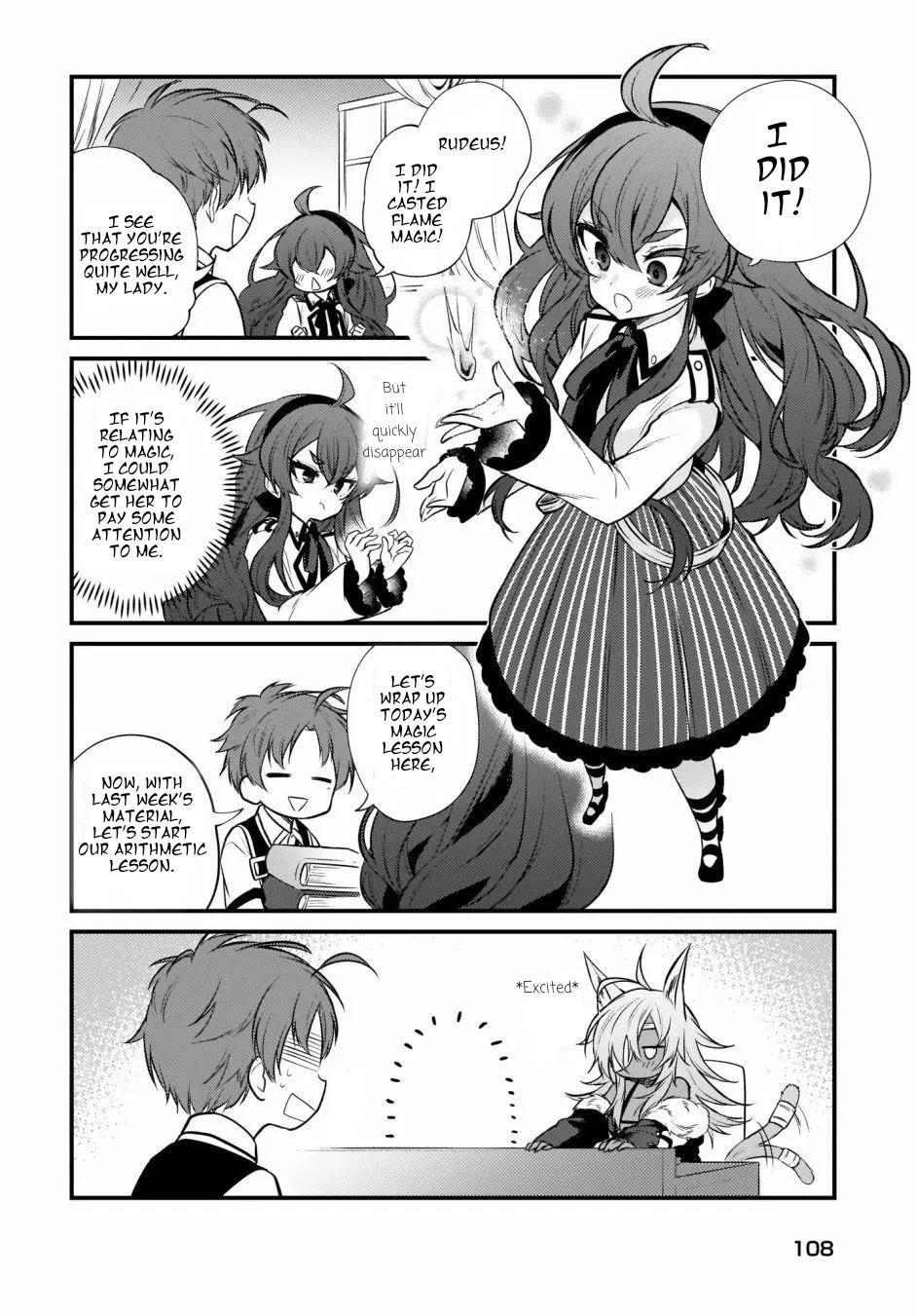 MUSHOKU TENSEI: EVEN IF IT'S A 4-KOMA, I'LL GET SERIOUS chapter-9 Page 3