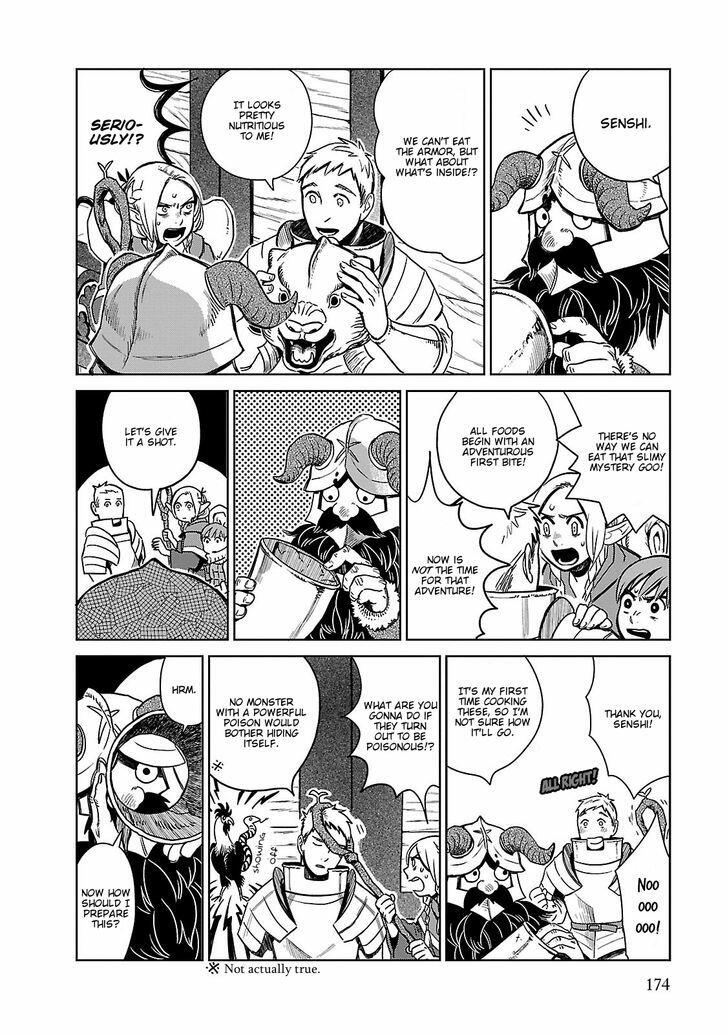 Dungeon Meshi Chapter 7 : Living Armor (Part 2) page 14 - Mangakakalot