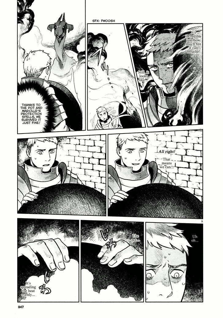 Dungeon Meshi Chapter 24 : Red Dragon Ii page 9 - Mangakakalot