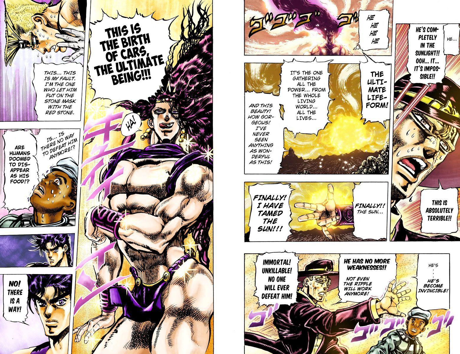 Jojo's Bizarre Adventure Vol.12 Chapter 109 : Birth Of The Ultimate Being (Official Color Scans) page 8 - 