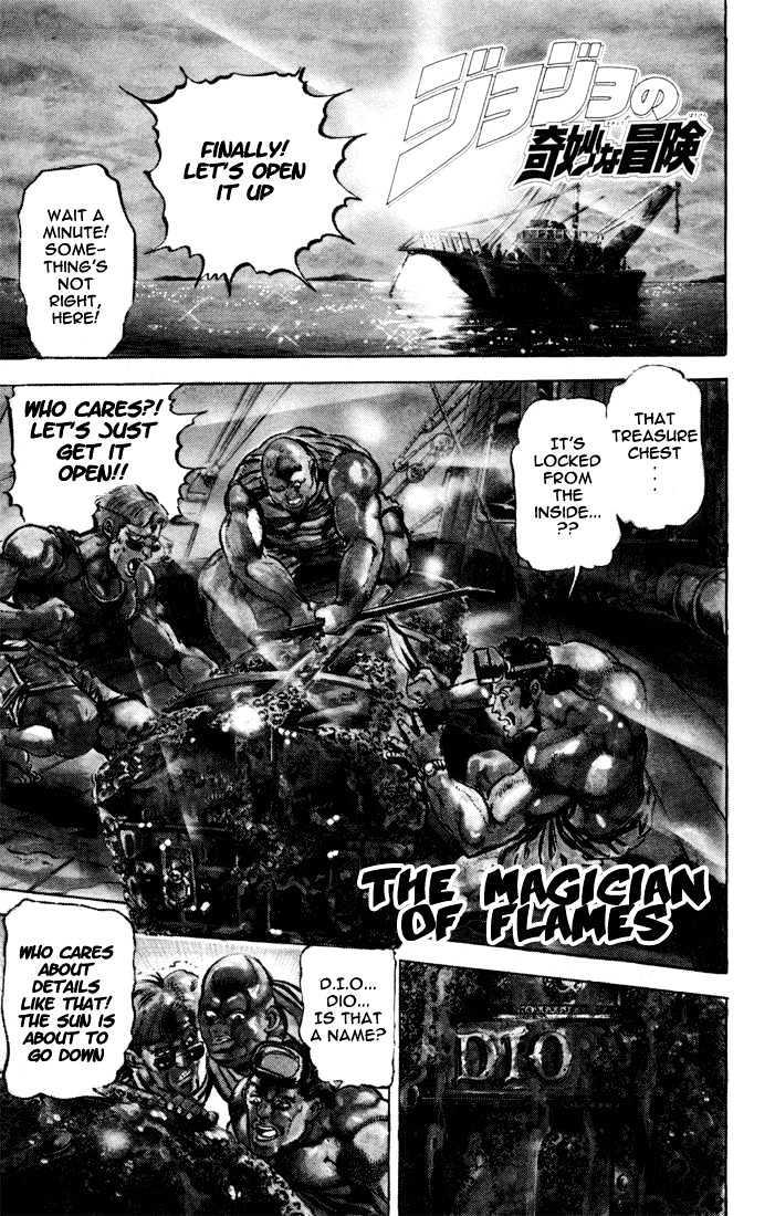Jojo's Bizarre Adventure Vol.13 Chapter 115 : The Magician Of Flame page 1 - 