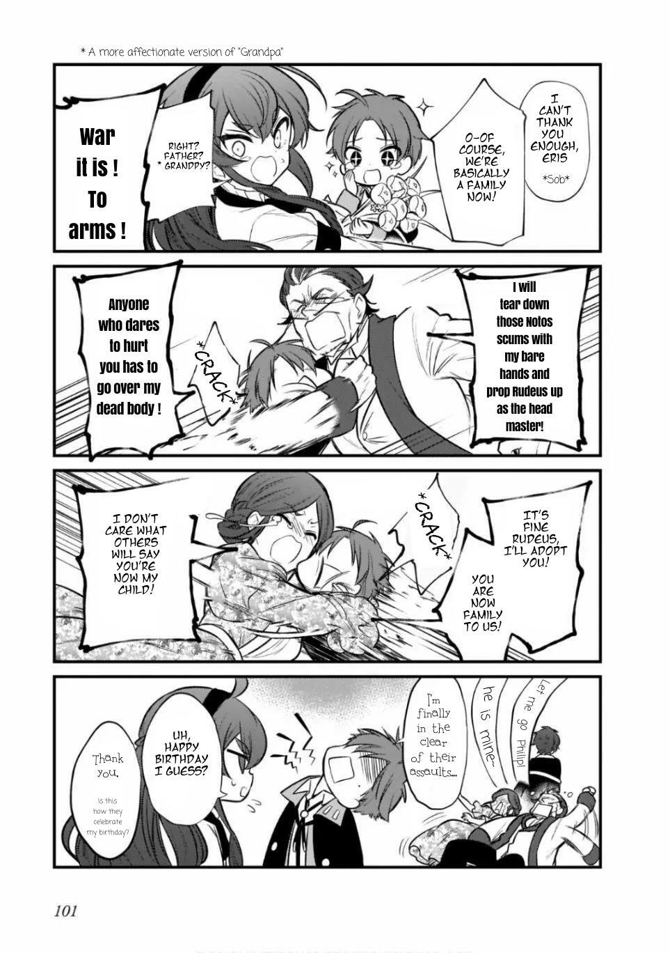 MUSHOKU TENSEI: EVEN IF IT'S A 4-KOMA, I'LL GET SERIOUS chapter-13 Page 9