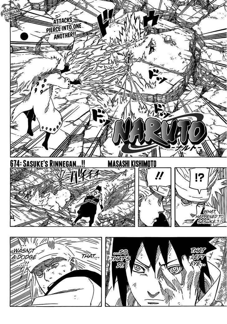 Vol.70 Chapter 674 – Sasuke’s Rinnegan…!! | 2 page