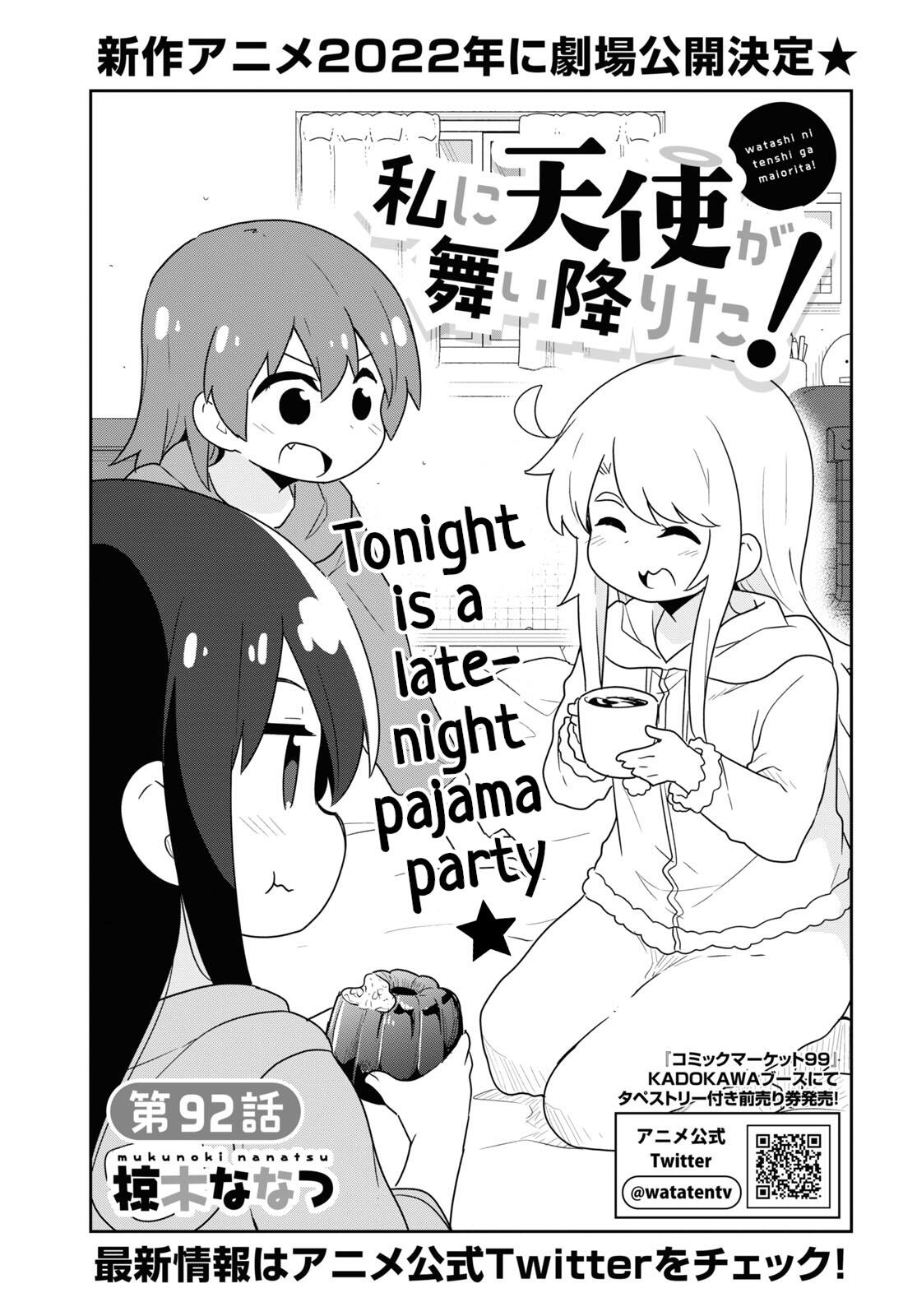 Read Watashi Ni Tenshi Ga Maiorita! Chapter 92 on Mangakakalot