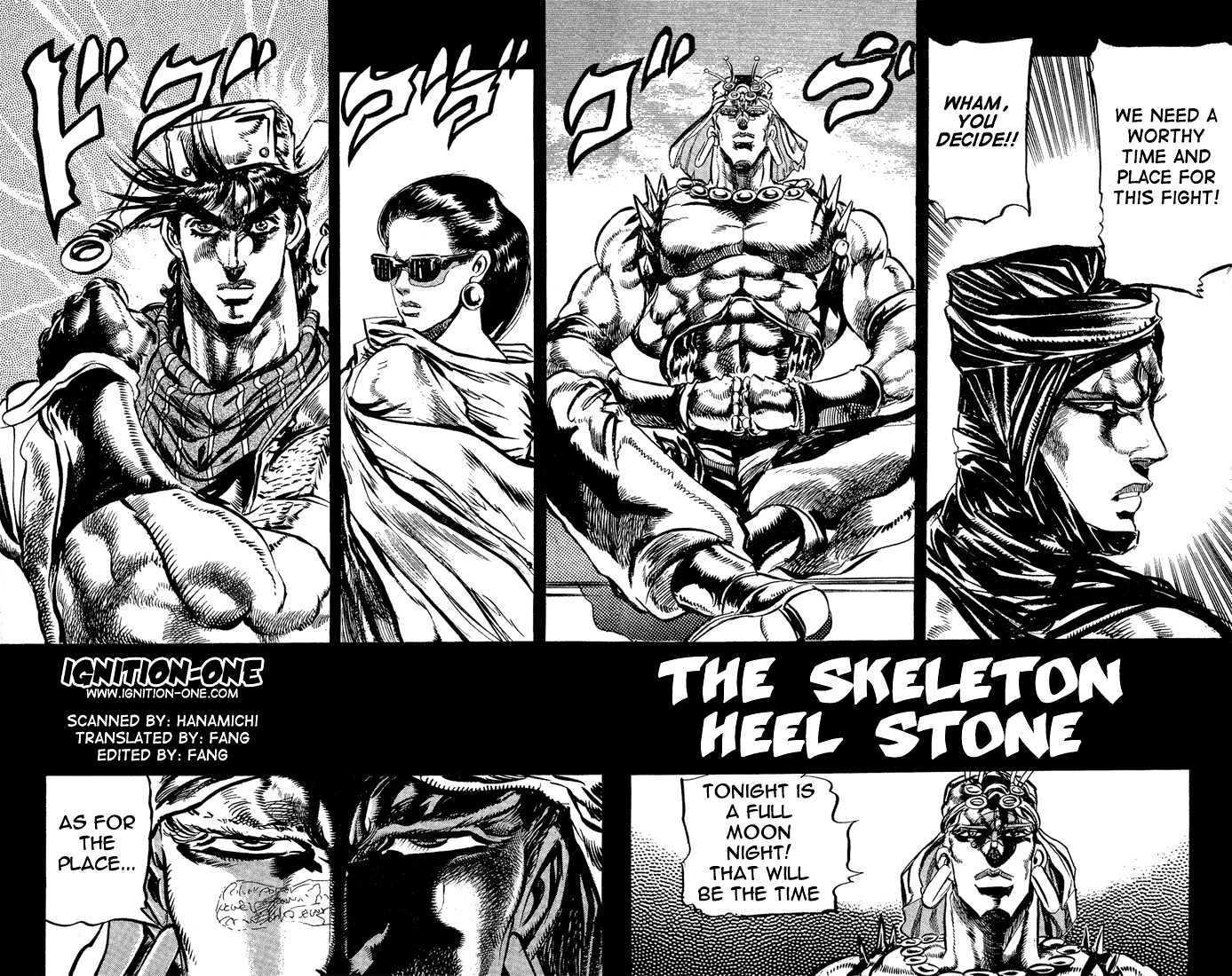 Jojo's Bizarre Adventure Vol.11 Chapter 96 : The Skeleton Heel Stone page 2 - 