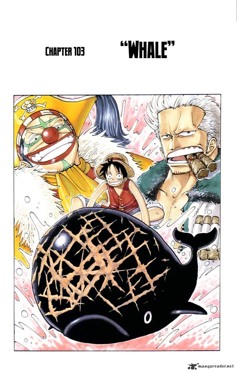 One Piece Chapter 103 : Whale page 1 - Mangakakalot