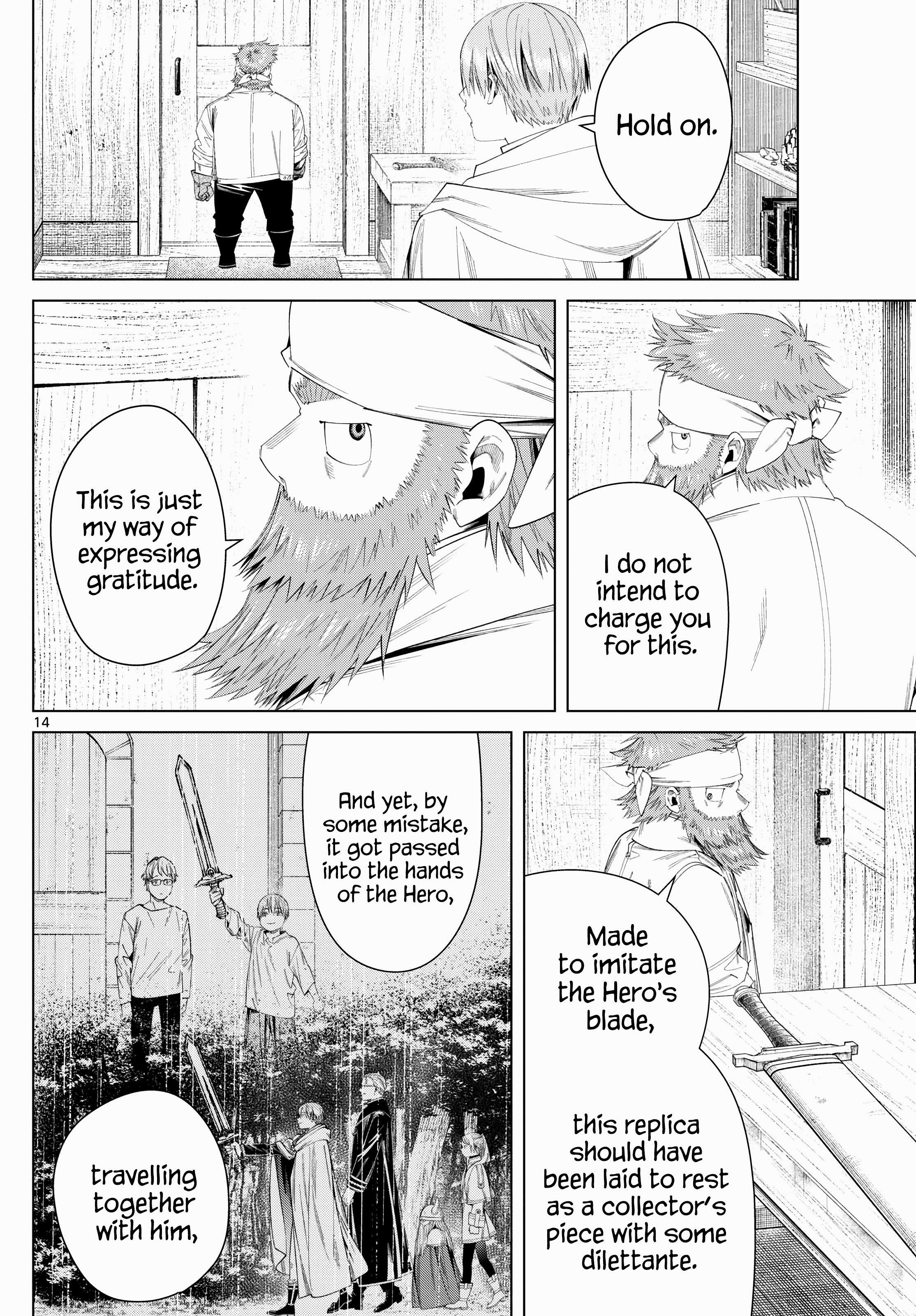 Sousou No Frieren Chapter 114: The Hero's Blade page 14 - Mangakakalot