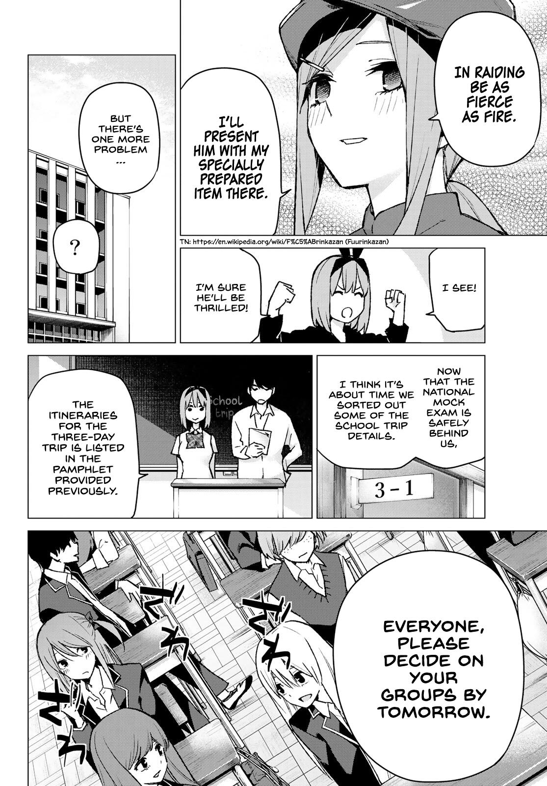 Read Go-Toubun No Hanayome Chapter 90: Chapter 90: A Certain Boy And I ② -  Manganelo