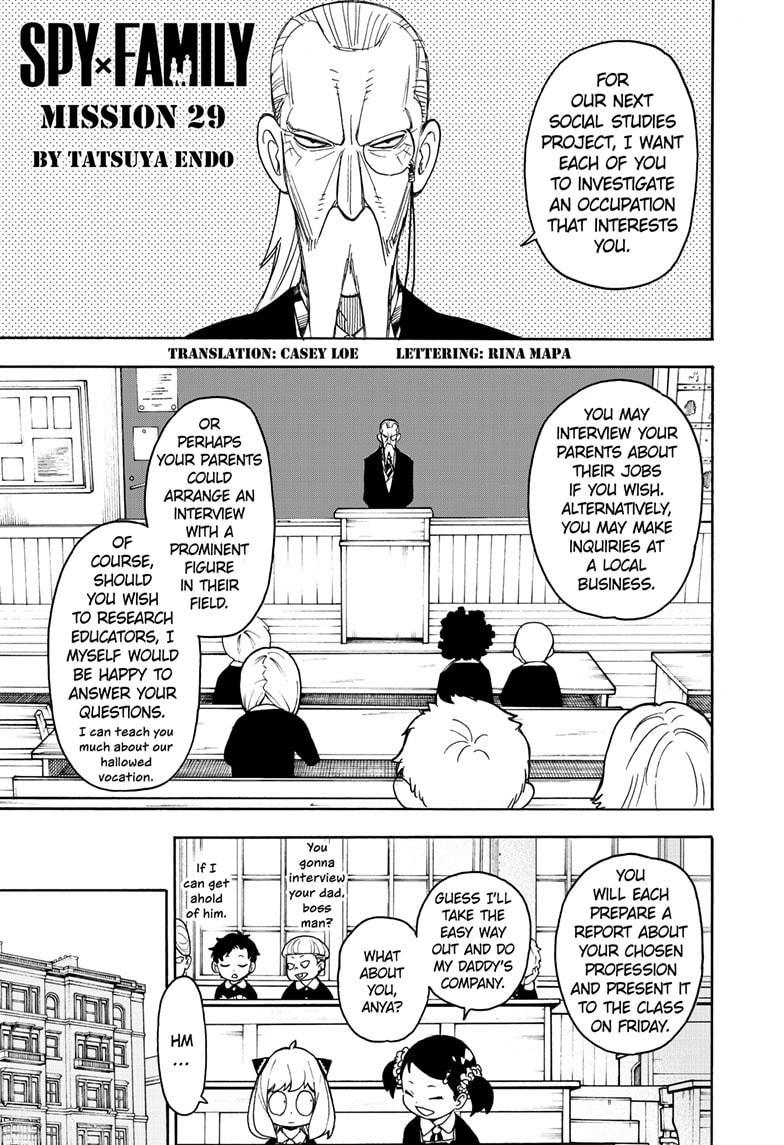 Spy X Family Chapter 29 page 1 - Mangakakalot