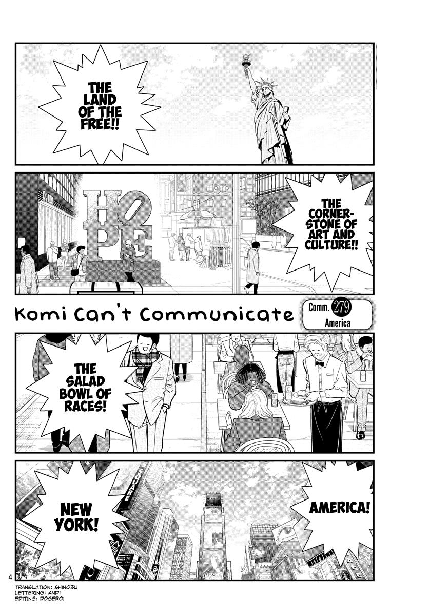 Komi-San Wa Komyushou Desu Chapter 279: America page 4 - Mangakakalot
