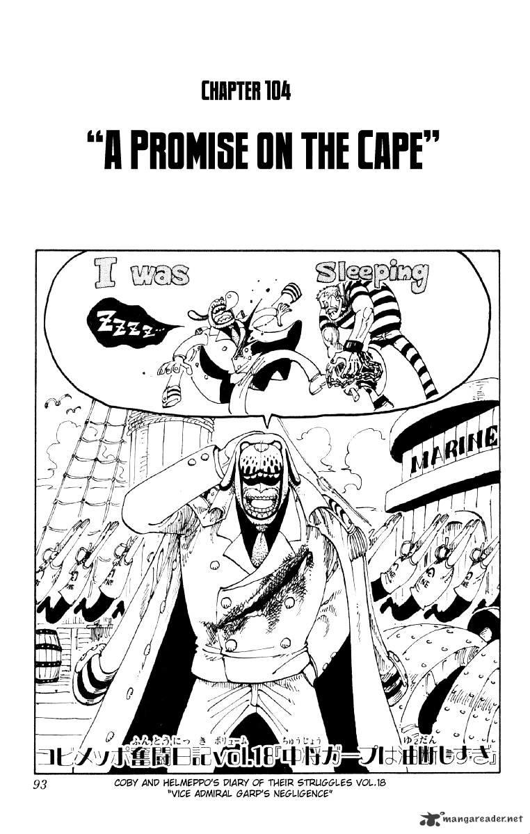 One Piece Chapter 104 : Mizaki The City Of Promise page 1 - Mangakakalot