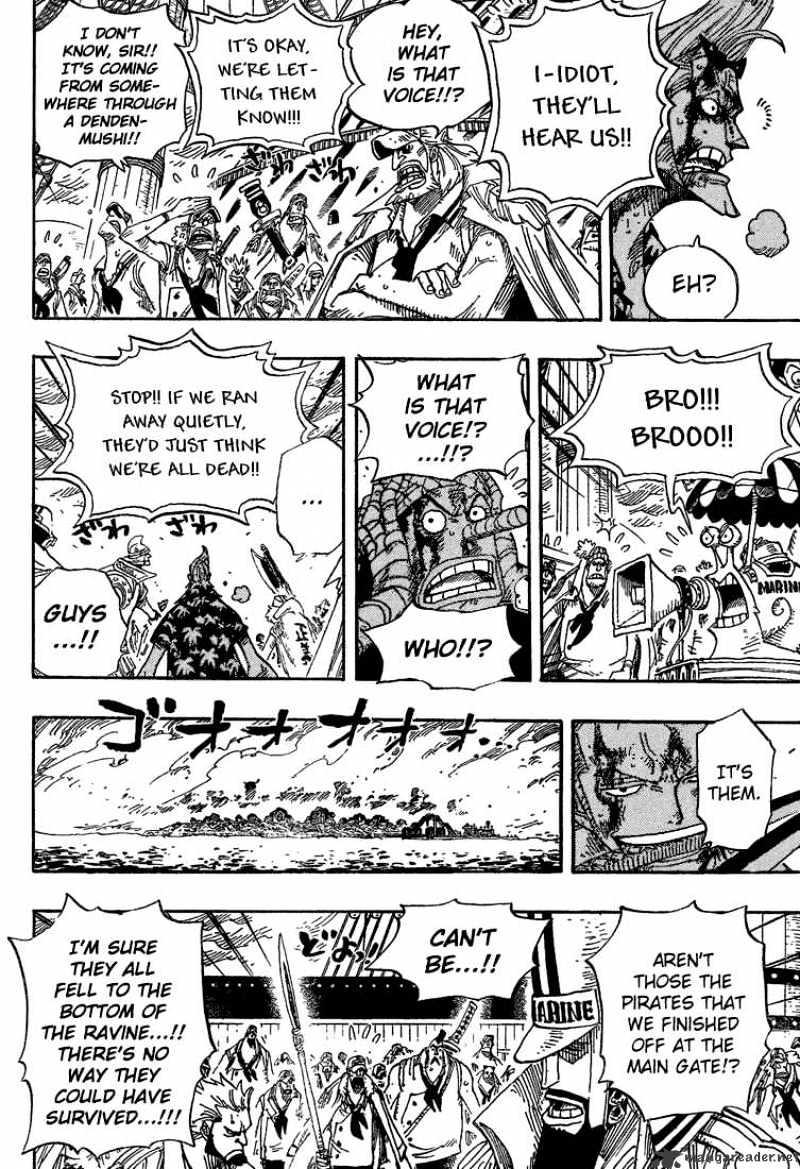 One Piece Chapter 428 : Let S Go Back page 4 - Mangakakalot