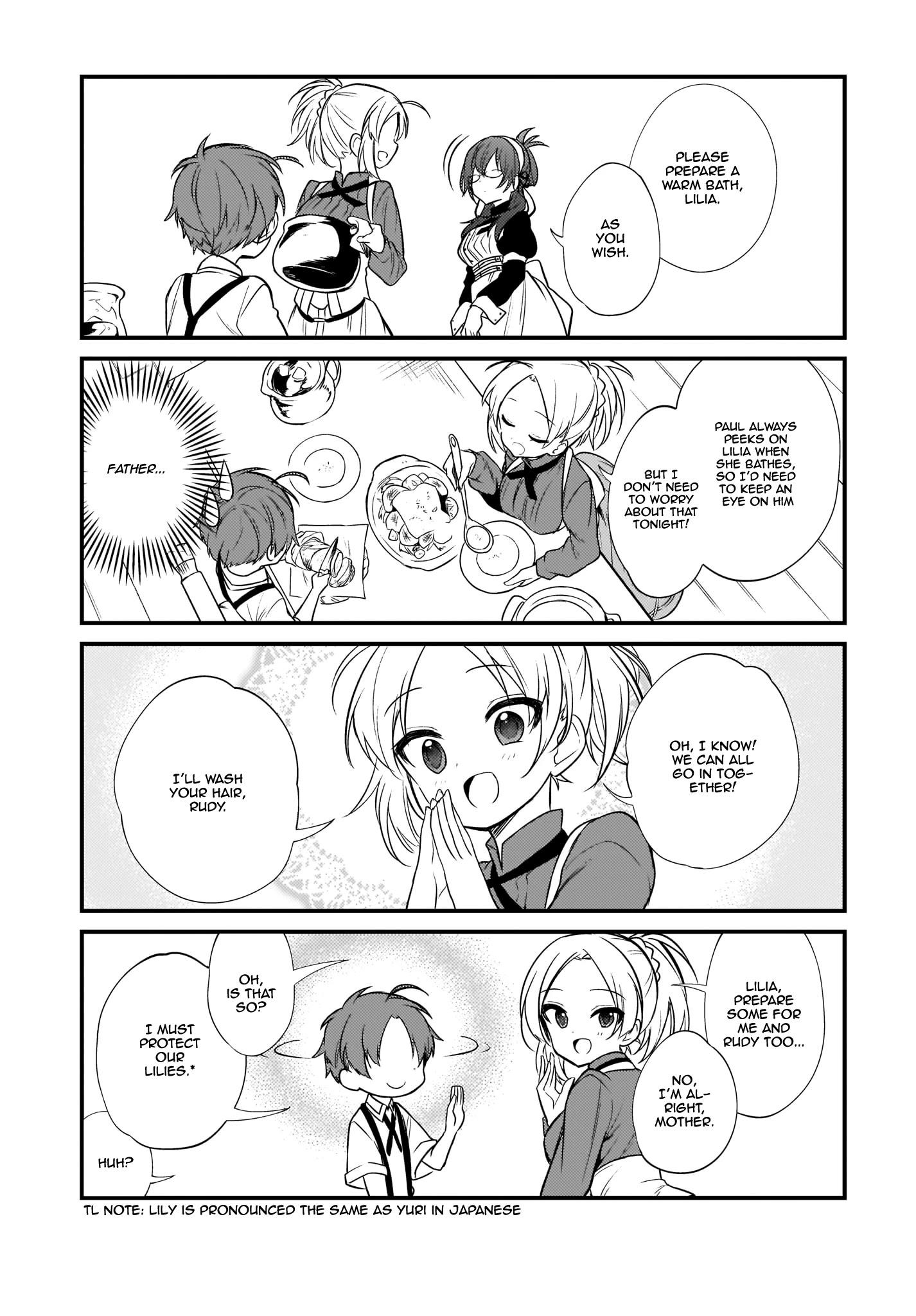 MUSHOKU TENSEI: EVEN IF IT'S A 4-KOMA, I'LL GET SERIOUS chapter-4 Page 15