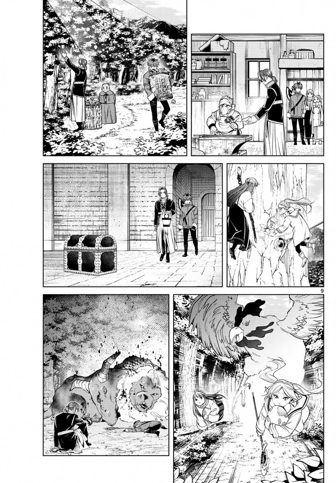 Sousou No Frieren Chapter 34: The Hero Statues page 9 - Mangakakalot