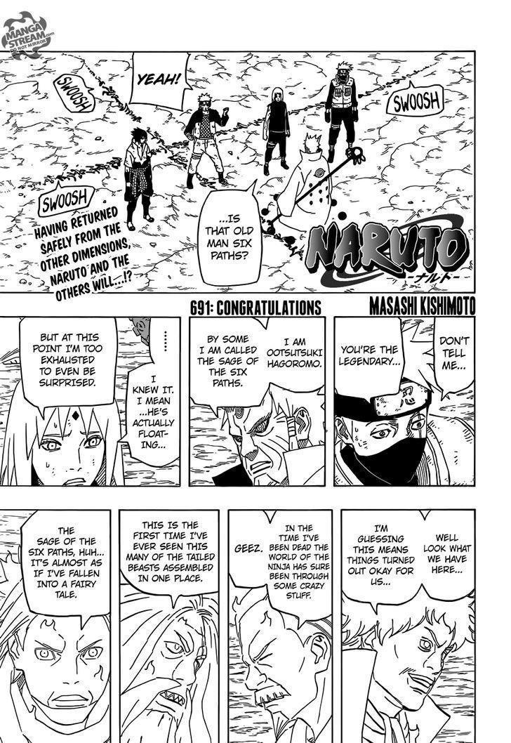 Vol.72 Chapter 691 – Congratulations | 1 page