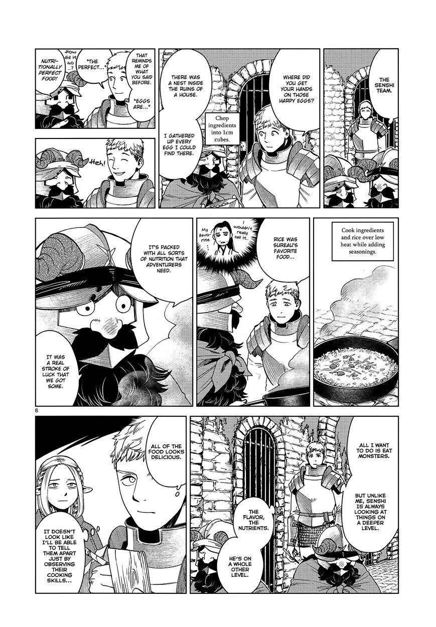 Dungeon Meshi Chapter 040 : Shapeshifter (Part Ii) page 8 - Mangakakalot