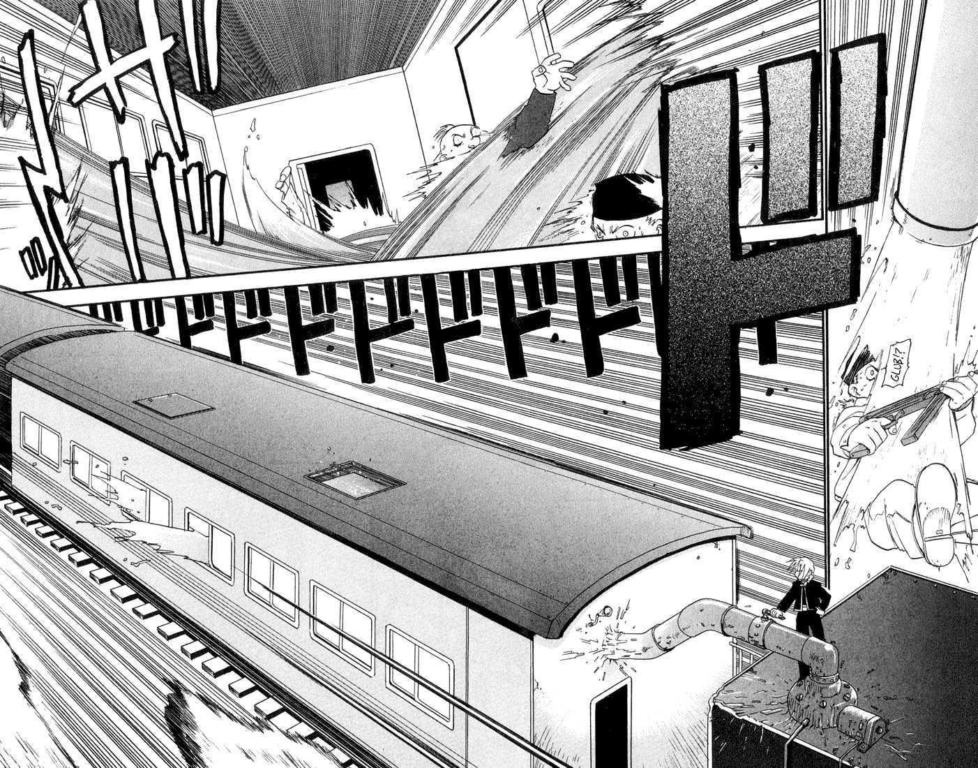 Train train manga. Стальной алхимик в поезде. Мангака Аракава. Манга поезд. Железнодорожная станция в манге.