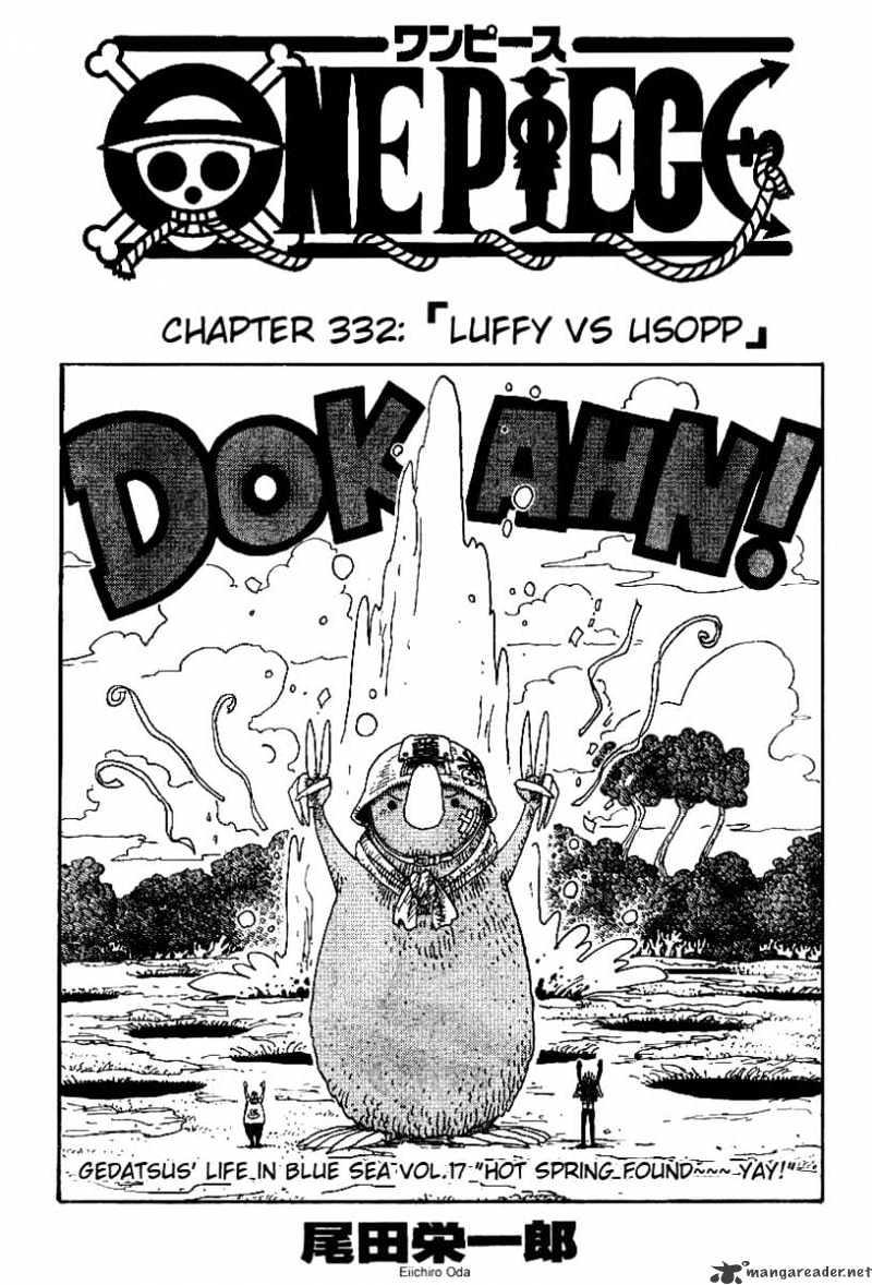 One Piece Chapter 332 : Luffy Vs Usopp page 1 - Mangakakalot