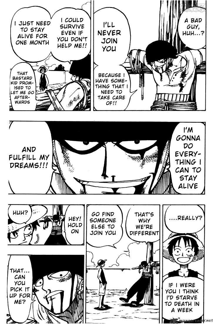 One Piece Chapter 3 : Pirate Hunter Zoro Enters page 17 - Mangakakalot